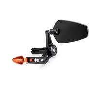 Puig 21441T Protectores de maneta en aluminio mecanizado con ajuste regulable para máxima seguridad y control en conducción, Naranja