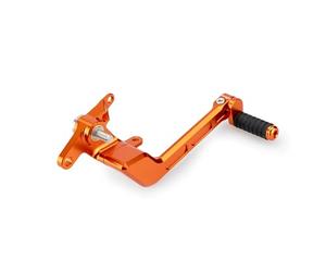 Puig 21470T Palanca Cambio-Freno mecanizadas en aluminio anodizado con puntera regulable y diseño ergonómico para mayor control, Naranja