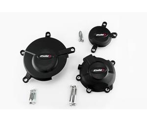 Puig 21515N Tapas Protectoras del Motor Track protección resistente, Negro