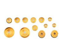 Puig 21536O Tapas Chasis de Aluminio Oro