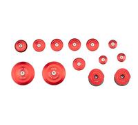 Puig 21536R Tapas Chasis de Aluminio Rojo