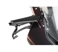 Puig 21565N Retrovisor Aileron Derecho; diseño aerodinámico; fabricado en aluminio mecanizado; acabado anodizado elegante; compatible con intermitente TAB opcional en base del alerón, Negro
