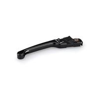 Puig 21589N Manetas Scooter en aluminio mecanizado con ajuste regulable para mejorar control, confort y estética, Negro