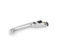 Puig 21589P Manetas Scooter en aluminio mecanizado con ajuste regulable para mejorar control, confort y estética, Plata