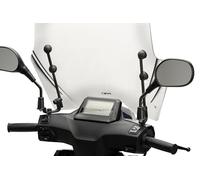 Puig 21703W T.X. en PMMA de Alta Resistencia con diseño aerodinámico para protección Urbana en Scooter, Transparente