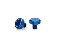 Puig 21803A Tapón Embellecedor Rosca Retrovisor acabado limpio en aluminio anodizado para cubrir roscas del manillar, Azul