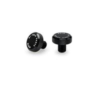Puig 21803N Tapón Embellecedor Rosca Retrovisor protector resistente, Negro