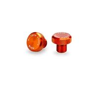 Puig 21804T Tapón Embellecedor Rosca Retrovisor resistente, Naranja