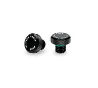 Puig 21805N Tapón Embellecedor Rosca Retrovisor protector resistente, Negro