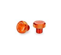Puig 21808T Tapón Embellecedor Rosca Retrovisor resistente, Naranja