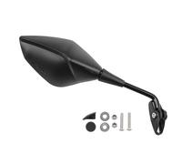 Puig 21827N Retrovisor Z3; derecho con fijación a cúpula 70º; carcasa plástica envolvente; espejo convexo antirreflejo; ajuste manual; no compatible con Riding Assistant, Negro