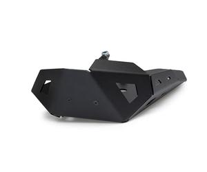Puig 21830N Protector de Cárter en aluminio de alta resistencia para protección del motor y componentes inferiores en conducción off-road, Negro