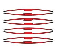 Puig 21833R Tiras en arco accesorio específico, Rojo