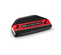 Puig 21874R Tapa depósito liquido de freno y embrague mecanizada en aluminio anodizado con diseño Hi-Tech para protección y estética, Rojo