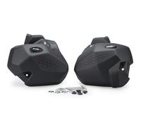 Puig 21877N Tapas Protectoras del Motor en Polipropileno de 4 mm, diseño Ligero y Duradero para Proteger la Carcasa del Motor de Impactos y Mantener la estética y Seguridad, Negro