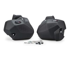 Puig 21877N Tapas Protectoras del Motor en Polipropileno de 4 mm, diseño Ligero y Duradero para Proteger la Carcasa del Motor de Impactos y Mantener la estética y Seguridad, Negro