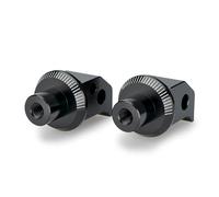 Puig 21889N Herraje Estribera pasajero - Diseño Robusto y Alta Precisión para un Ajuste Perfecto en Tu Moto, Negro