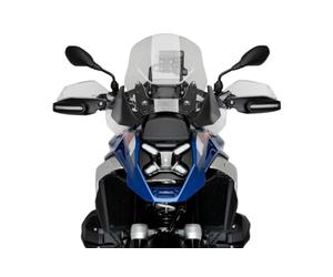 Puig 21898W Extensión Paramanos en material acrílico de alta resistencia para mejorar protección aerodinámica y confort del piloto, Transparente