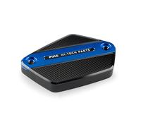 Puig 21923A Tapa depósito liquido de freno y embrague mecanizada en aluminio anodizado con diseño Hi-Tech para protección y estética, Azul