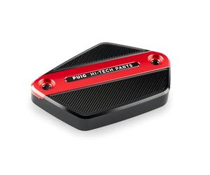 Puig 21923R Tapa depósito liquido de freno y embrague resistente, Rojo