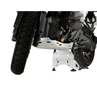 Puig 21950P Protector de Cárter en Aluminio de Alta Resistencia para protección del Motor y componentes Inferiores en conducción Off-Road, Plata