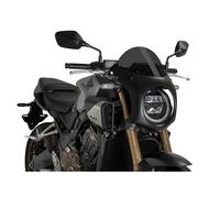 Puig 21961F Semicarenado Retro Diseño Vintage y Protección Óptima, Color Ahumado Oscuro