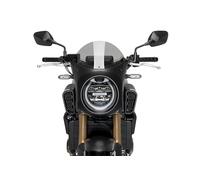 Puig 21961H Semicarenado Retro Diseño Vintage y Protección Óptima, Color Ahumado