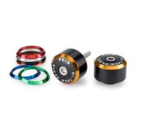 Puig 21978N Contrapesos Manillar Balance, juego con aros intercambiables multicolor, diseño personalizado y moderno, fabricado en aluminio ligero y resistente para mejorar el estilo de tu moto, Negro