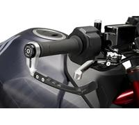 Puig 21993P Protector Maneta Freno RAW con Contrapeso - Diseño Robusto y Adaptabilidad Universal, Plata