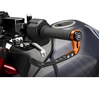 Puig 21994T Protector Maneta Embrague RAW con Contrapeso - Diseño Robusto y Adaptabilidad Universal, Naranja