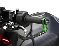 Puig 21994V Protector Maneta Embrague RAW con Contrapeso - Diseño Robusto y Adaptabilidad Universal, Verde