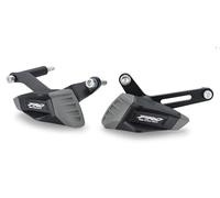 Puig 22031N Protectores de Motor Pro 2.0 con diseño aerodinámico y protección integral para motocicletas deportivas, Negro