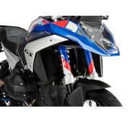 Puig 22051A Accesorios de Seguridad para Bloquear la Moto al estacionar evitando desplazamientos en Pendientes con diseño Resistente y Duradero, Azul