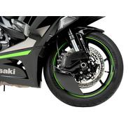 Puig 22076J Enfriador de freno en ABS con soportes metálicos resistentes, reduce la temperatura de las pinzas y discos, mejora la aerodinámica y aporta seguridad, Negro Mate