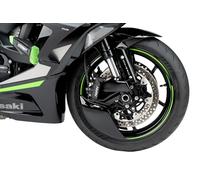 Puig 22076N Enfriador de freno en ABS con soportes metálicos resistentes, reduce la temperatura de las pinzas y discos, mejora la aerodinámica y aporta seguridad, Negro