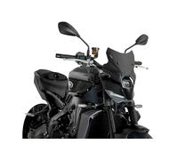 Puig 22077N Carenabris New Generation Sport para Yamaha MT-09 2024 y Yamaha MT-09 SP 2024 - Diseño Aerodinámico y Estilo Deportivo, Negro