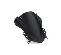 Puig 22084J Cúpula Z-Racing aerodinámica y deportiva en acrílico de 3 mm con doble altura y canales laterales que mejoran protección y estabilidad, Negro Mate