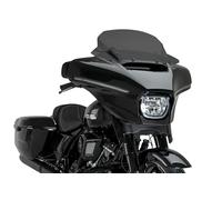 Puig 22110F New Generation Sport deportiva y aerodinámica en acrílico de 3 mm con diseño elevado que mejora protección y mantiene amplia visibilidad, Negro Mate