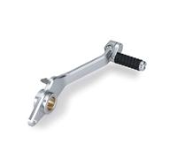 Puig 22120P Palanca Cambio-Freno mecanizadas en aluminio anodizado con puntera regulable y diseño ergonómico para mayor control, Plata