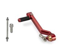 Puig 22121R Palanca Cambio-Freno mecanizadas en aluminio anodizado con puntera regulable y diseño ergonómico para mayor control, Rojo