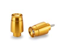 Puig 22127O Contrapesos de Manillar Modelo Sport ; fabricados en aluminio mecanizado de alta calidad; diseño minimalista racing, Oro