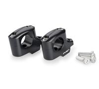 Puig 22141 Pullback Risers Made from machined Anodized Aluminum to Raise The Handlebar by 25 mm and Pull it Back 16 mm, improving Riding ergonomics and Comfort
