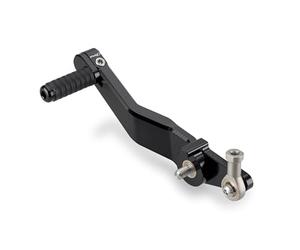 Puig 22207N Palanca Cambio-Freno mecanizadas en aluminio anodizado con puntera regulable y diseño ergonómico para mayor control, Negro
