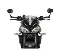 Puig 22234H New Generation Sport fabricado en metacrilato de 3 mm con diseño aerodinámico, cantos redondeados, serigrafía interior y homologación TÜV para conducción segura, Ahumado