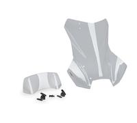 Puig 22288W Cúpula Touring Plus con Visera alta y aerodinámica en acrílico de alto impacto con visera regulable que mejora protección y confort en ruta, Transparente