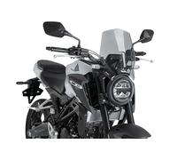 Puig 22296H New Generation Sport en Ahumado, carenabris diseñado para mejorar la protección aerodinámica, renovar el estilo de la moto y ofrecer una instalación precisa y estable