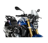 Puig 22299H New Generation Sport en Ahumado, carenabris diseñado para mejorar la protección aerodinámica, renovar la estética de la motocicleta y ofrecer un montaje sencillo y un ajuste seguro
