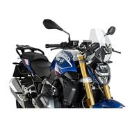 Puig 22299W New Generation Sport en Transparente, carenabris diseñado para mejorar la protección aerodinámica, renovar la estética de la motocicleta y ofrecer un montaje sencillo y un ajuste seguro