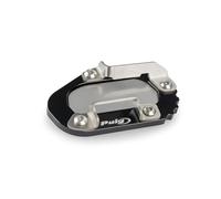 Puig 22313N Extensión Pata de Cabra con suspensión, diseño en acero inoxidable y aluminio mecanizado, resistencia mejorada y apoyo seguro en superficies irregulares, Negro
