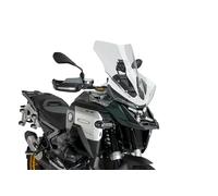 Puig 22321W Cúpula Touring Plus extra alta y aerodinámica en acrílico de alto impacto con perfil redondeado que maximiza protección y confort en ruta, Transparente